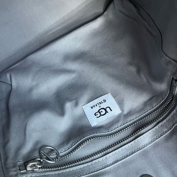 UGG x Telfar Medium Fleece Shopper Bag Gray - Picture 8 of 14